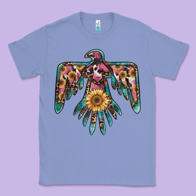 Pinky Western Sunflower Thunderbird Classic Tee Designed By Barkaloodesign