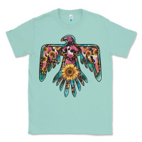 Seafoam pinky western sunflower thunderbird Classic Tee - BarkalooDesign