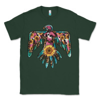 Sports Green pinky western sunflower thunderbird Classic Tee - BarkalooDesign