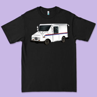 Mail Truck Premium Tee Designed By Artiststas