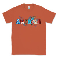 Copper Lightning bolt with America Classic Tee - Neo Western