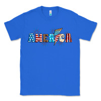 True Royal Lightning bolt with America Classic Tee - Neo Western
