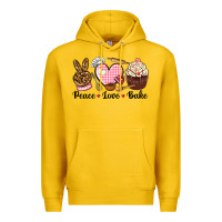 Lemon peace love bake Premium Hoodie - NancyCooperArtShop