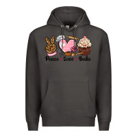 Smoke peace love bake Premium Hoodie - NancyCooperArtShop