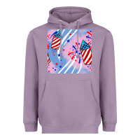 Lavender patriotic fireworks Heavyweight Hoodie - BundleAndBundleShop
