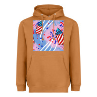 Meerkat patriotic fireworks Heavyweight Hoodie - BundleAndBundleShop