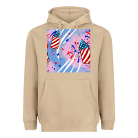 Mushroom patriotic fireworks Heavyweight Hoodie - BundleAndBundleShop
