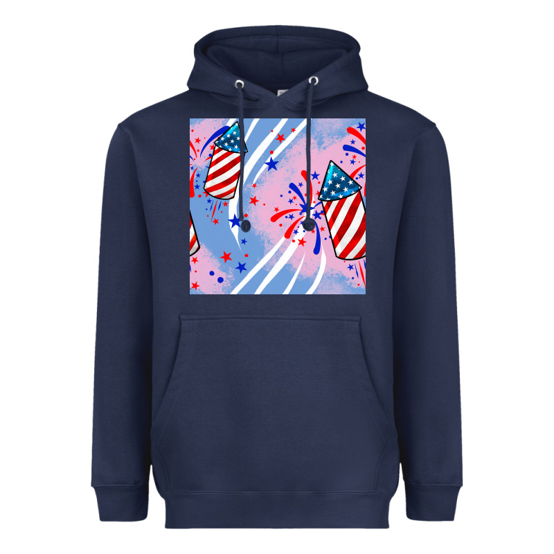 Patriotic Fireworks Heavyweight Hoodie by BundleAndBundleShop | Teevron
