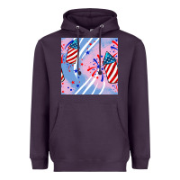 Plum patriotic fireworks Heavyweight Hoodie - BundleAndBundleShop