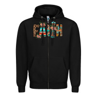 Black faith Zipper Hoodie - RacoonDesign