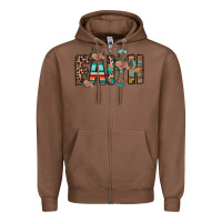 Chestnut faith Zipper Hoodie - RacoonDesign