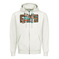 Oatmeal Heather faith Zipper Hoodie - RacoonDesign