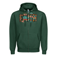 Sports Green faith Zipper Hoodie - RacoonDesign