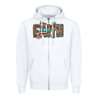 White faith Zipper Hoodie - RacoonDesign