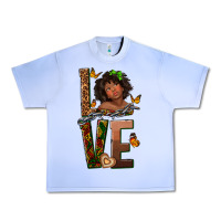 Grape Ice love melanin Urban Heavy Tee - texasbilliewilder