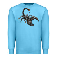 Ocean Blue scorpion Premium Sweatshirt - LillyAllenDesigns