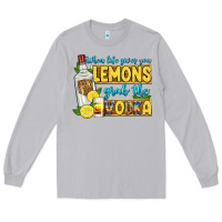 Moon Dust when life gives you lemons grab the vodka Long Sleeve Tee - Zillion Design Studio