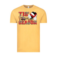 Vintage Mustard tis' the season volleyball Vintage Tee - Zillion Design Studio