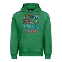 Emerald Just A Small Town Girl With Truck Urban Hoodie - BundleAndBundleShop