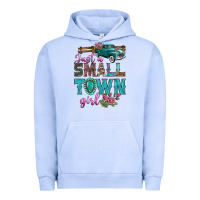 Pigment Grape Ice Just A Small Town Girl With Truck Urban Hoodie - BundleAndBundleShop