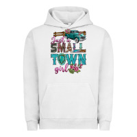 Pigment Lunar Rock Just A Small Town Girl With Truck Urban Hoodie - BundleAndBundleShop