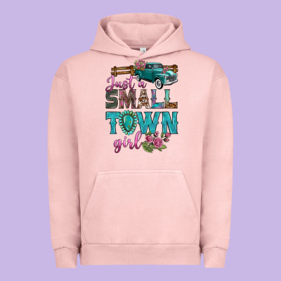 Just A Small Town Girl With Truck Urban Hoodie Designed By Bundleandbundleshop