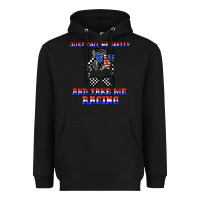Black just call me pretty and take me racing Heavyweight Hoodie - JahusDesignShop