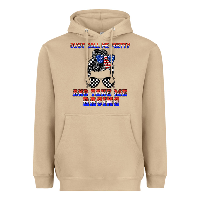 Just Call Me Pretty And Take Me Racing Heavyweight Hoodie by JahusDesignShop | Teevron