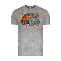 Cloud Rock wild like west Vintage Tee - texasbilliewilder