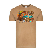 Vintage Camel wild like west Vintage Tee - texasbilliewilder