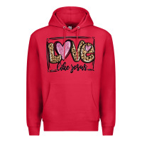 Cardinal love like jesus Premium Hoodie - MaliasSmallBusiness