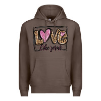Coffee love like jesus Premium Hoodie - MaliasSmallBusiness