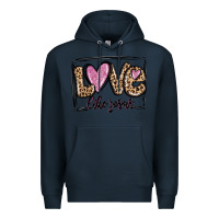 Navy love like jesus Premium Hoodie - MaliasSmallBusiness