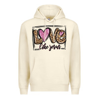 Sandshell love like jesus Premium Hoodie - MaliasSmallBusiness