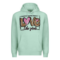 Seafoam love like jesus Premium Hoodie - MaliasSmallBusiness
