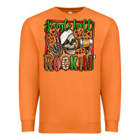 Carrot jingle bell rockin skeleton christmas Premium Sweatshirt - Jasminsmagicworld