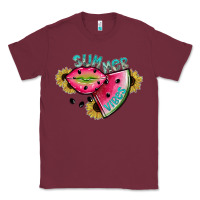 Burgundy summer vibes Classic Tee - SublimationCraftShop