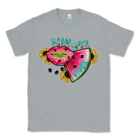 Heather Grey summer vibes Classic Tee - SublimationCraftShop