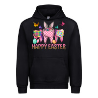Black Happy Easter Dental And Egg Urban Hoodie - BundleAndBundleShop