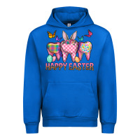 Cobalt Happy Easter Dental And Egg Urban Hoodie - BundleAndBundleShop