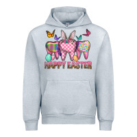Heather Grey Happy Easter Dental And Egg Urban Hoodie - BundleAndBundleShop