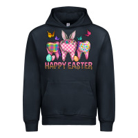 Navy Happy Easter Dental And Egg Urban Hoodie - BundleAndBundleShop