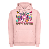 Pigment Salmon Happy Easter Dental And Egg Urban Hoodie - BundleAndBundleShop