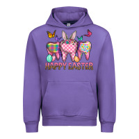 Tulip Happy Easter Dental And Egg Urban Hoodie - BundleAndBundleShop