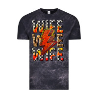 Cloud Black wife wife wife Vintage Tee - texasbilliewilder