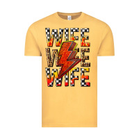 Vintage Mustard wife wife wife Vintage Tee - texasbilliewilder