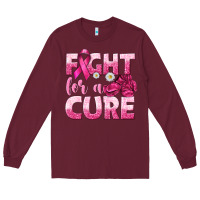Burgundy Fight For a Cure Long Sleeve Tee - texasbilliewilder