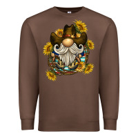 Chestnut cowboy gnome sunflower rope Premium Sweatshirt - BarkalooDesign
