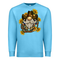 Ocean Blue cowboy gnome sunflower rope Premium Sweatshirt - BarkalooDesign