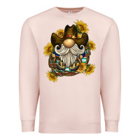 Pale Pink cowboy gnome sunflower rope Premium Sweatshirt - BarkalooDesign